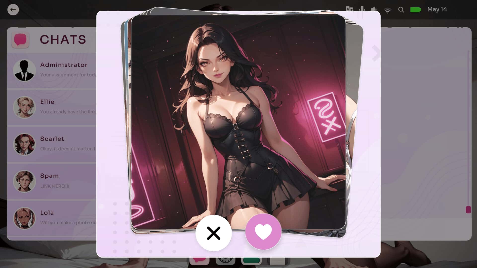 OnlySluts: WAIFU MATCH全息投影